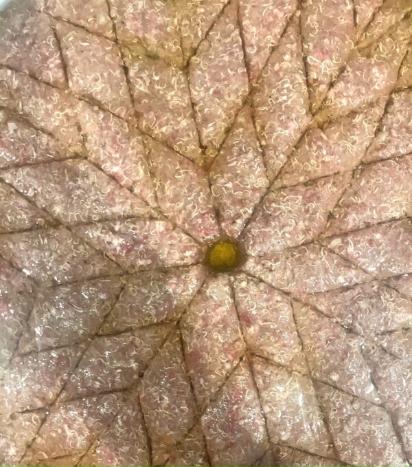 Baked Kibbeh – Squares & Tray (Meat or Vegan)